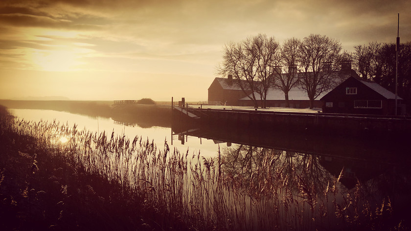 Snape Maltings at Dawn