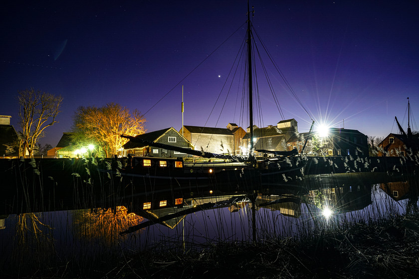 Barge at Snape Maltings