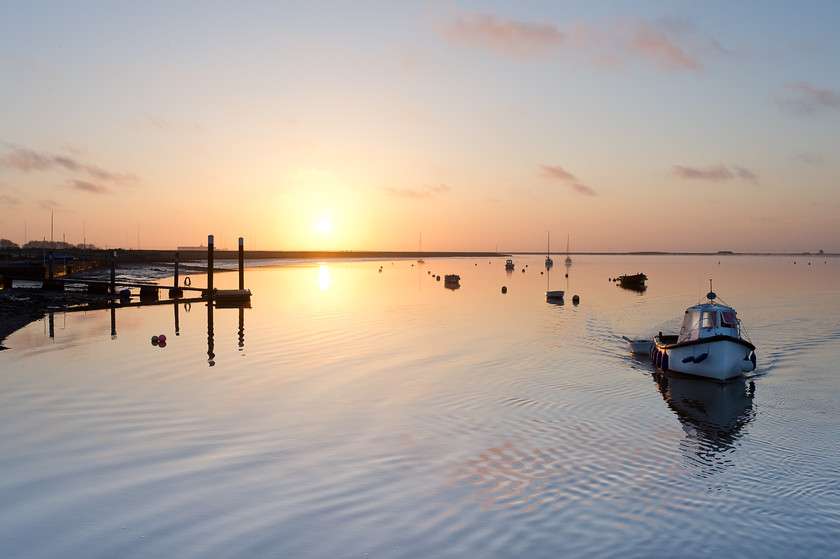 River Alde Sunrise at Orford-1 
 Keywords: RSPB Havergate Island 21-4-13, Tony Pick